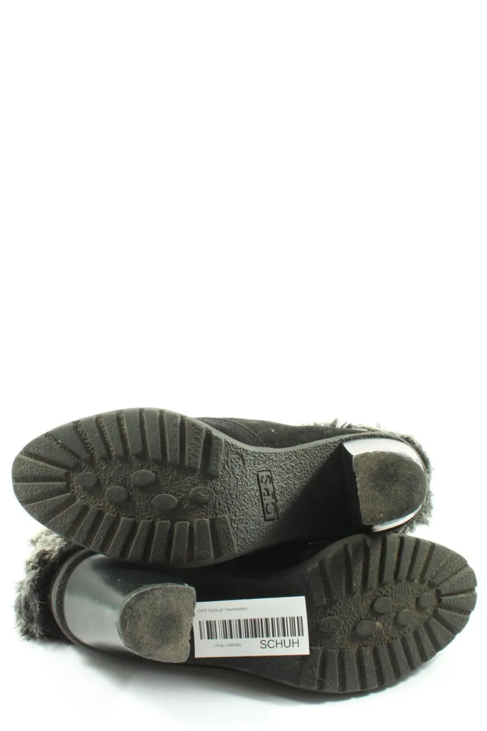 Stiefeletten>CPS Schlüpf-Stiefeletten Größe 38 schwarz