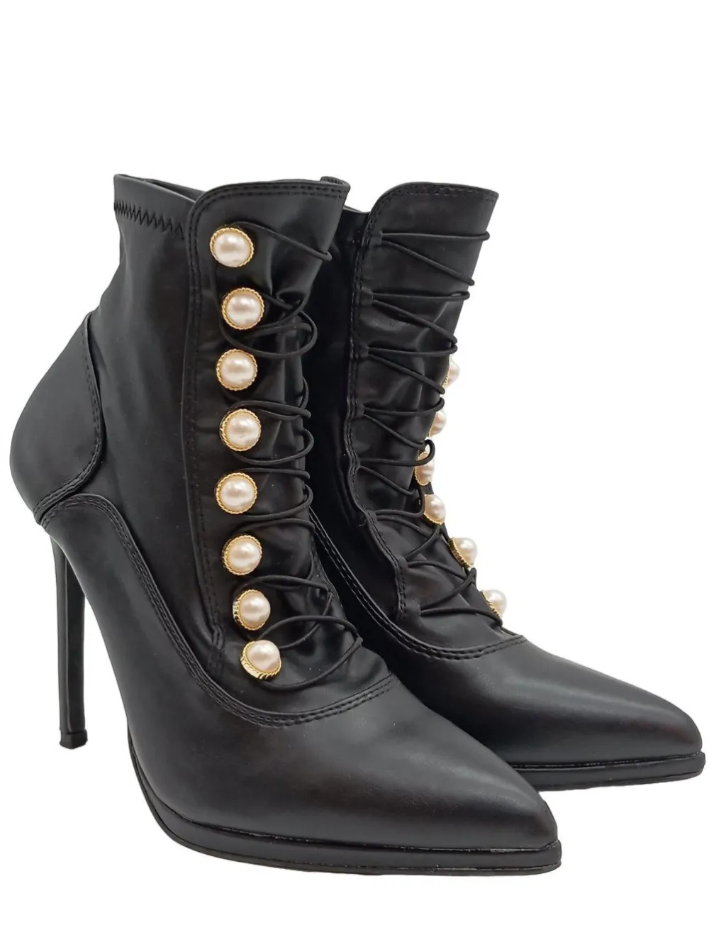 Stiefeletten>JF Schlüpf-Stiefeletten Größe 38,5 schwarz