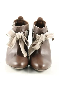 Stiefeletten>Nina ricci Schlüpf-Stiefeletten Größe 37,5 brauncreme