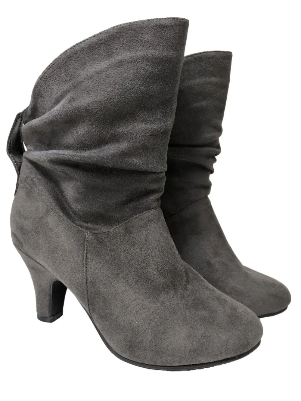 Stiefeletten>Super Made Schlüpf-Stiefeletten Größe 38 hellgrau