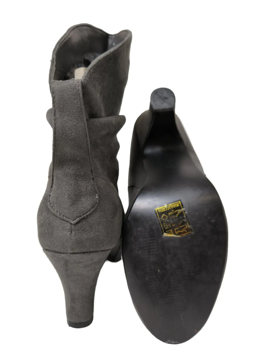 Stiefeletten>Super Made Schlüpf-Stiefeletten Größe 38 hellgrau