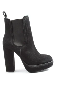 Stiefeletten>H&M Schlüpf-Stiefeletten Größe 37 schwarz
