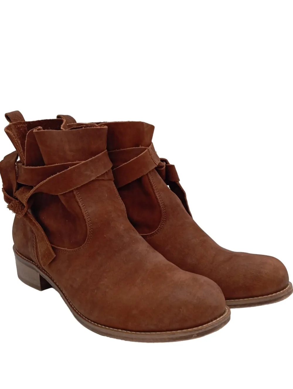 Stiefeletten>Zapato Schlüpf-Stiefeletten Größe 40 braun