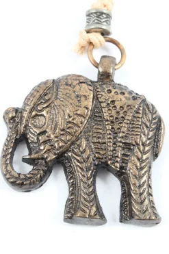 Schlüsselanhänger>Anokhi Schlüsselanhänger bronzefarbencreme