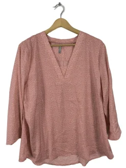 Blusen>Laura Torelli Schlupf-Bluse Größe 42 pink