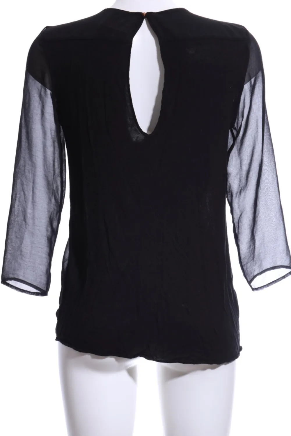 Blusen>Mango Suit Schlupf-Bluse Größe 36 schwarz