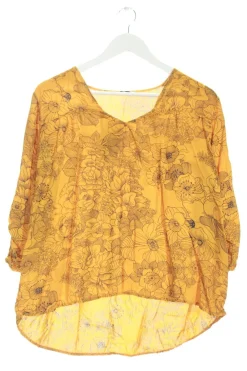Blusen>ALE Schlupf-Bluse Größe 36 hellorangeschwarz