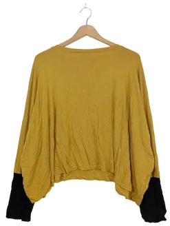 Blusen>cn-g Schlupf-Bluse Größe 44 blassgelbschwarz