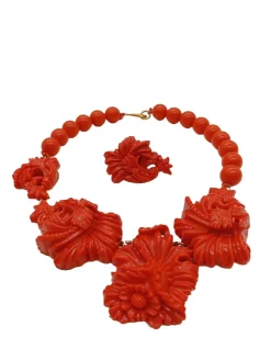 Schmucksets>Les Nu00e9ru00e9ides Schmuckset rot