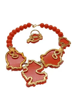 Schmucksets>Les Nu00e9ru00e9ides Schmuckset rot