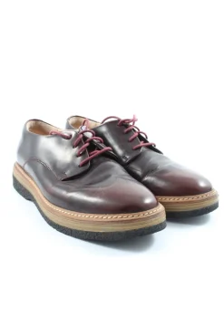 Halbschuhe>Clanks Schnürschuhe Größe 39,5 braunrot