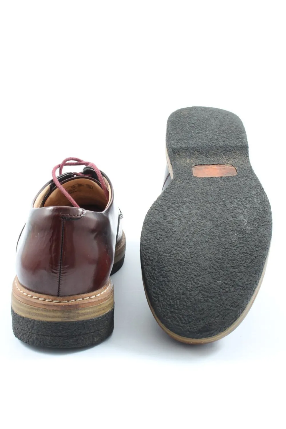 Halbschuhe>Clanks Schnürschuhe Größe 39,5 braunrot