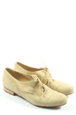 Halbschuhe>Ludwig Gu00f6rtz Schnürschuhe Größe 39 creme