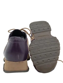 Halbschuhe>K+S Shoes Schnürschuhe Größe 38 lila