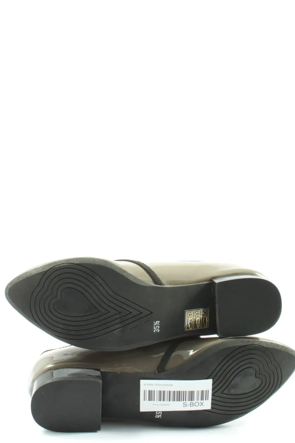 Halbschuhe>le babe Schnürschuhe Größe 35,5 khaki