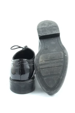 Halbschuhe>Alpe Schnürschuhe Größe 37 schwarz