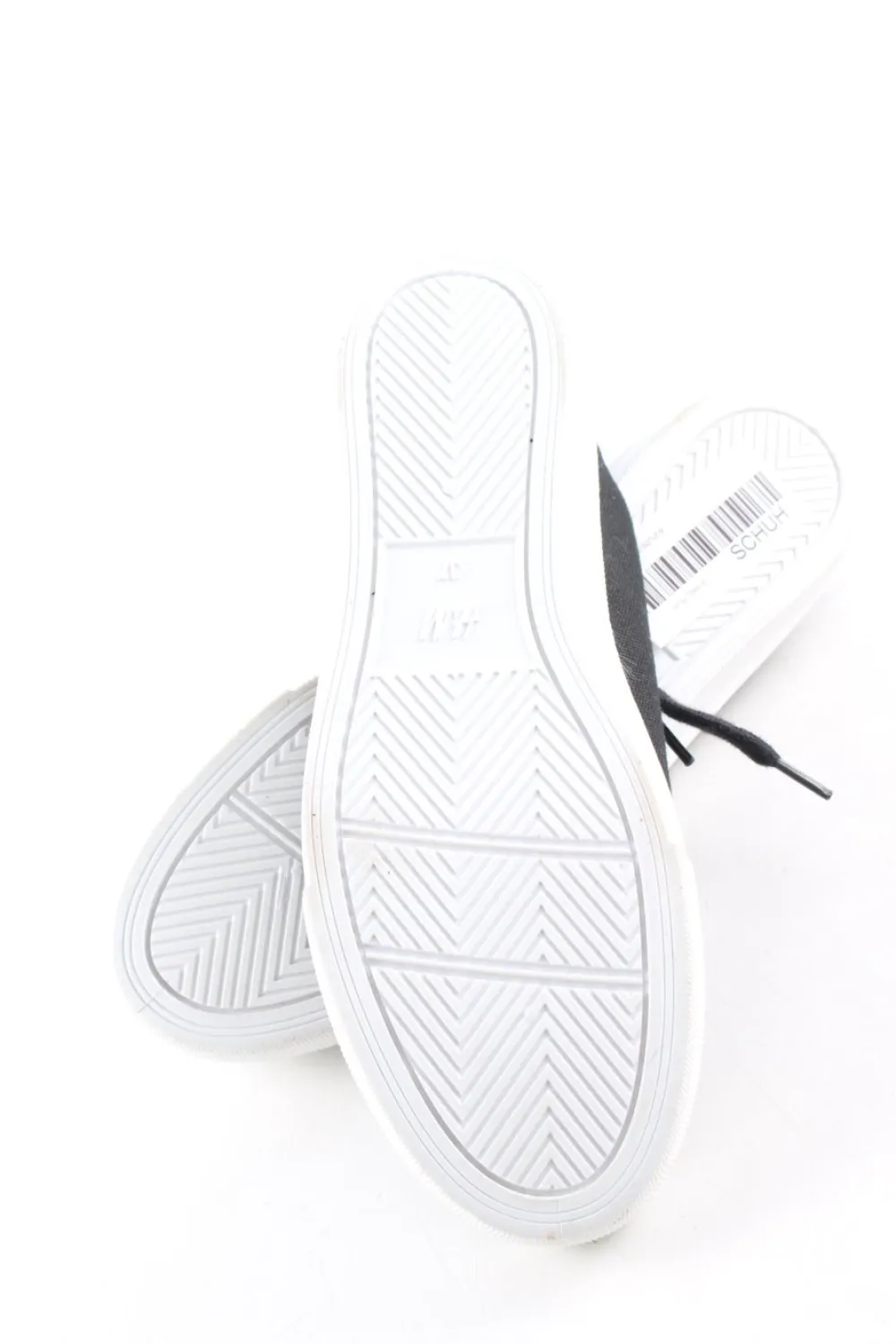 Halbschuhe>H&M Schnürschuhe Größe 37 schwarz