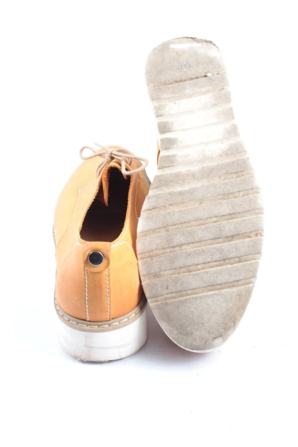 Halbschuhe> Schnürschuhe Größe 37 hellorange