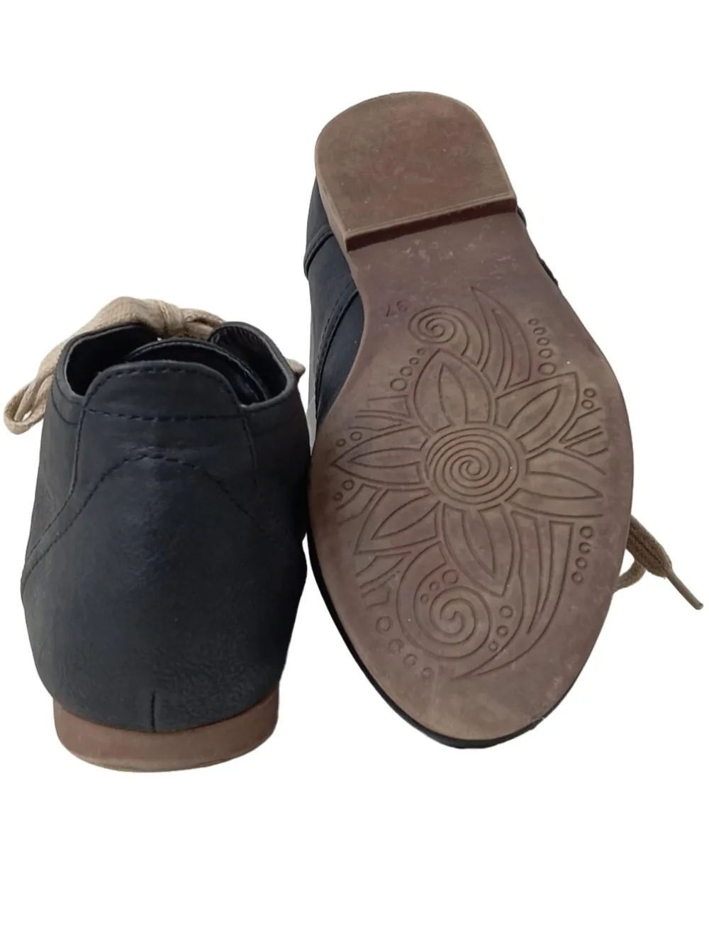 Halbschuhe>Graceland Schnürschuhe Größe 37 schwarz