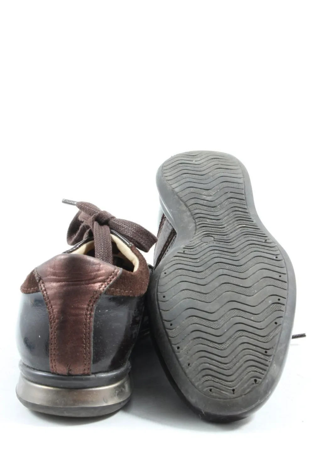 Halbschuhe>Navy Boot Schnürschuhe Größe 37 braun