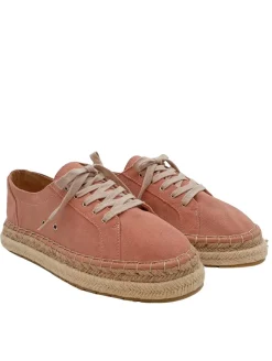 Sneaker>Zara Trafaluc Schnürsneaker Größe 41 hellorange