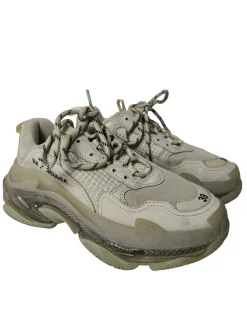 Sneaker>Balenciaga Schnürsneaker Größe 38 wollweiß