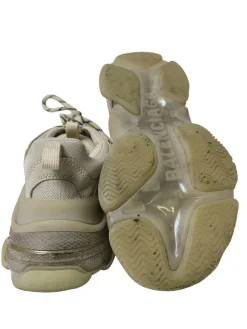 Sneaker>Balenciaga Schnürsneaker Größe 38 wollweiß