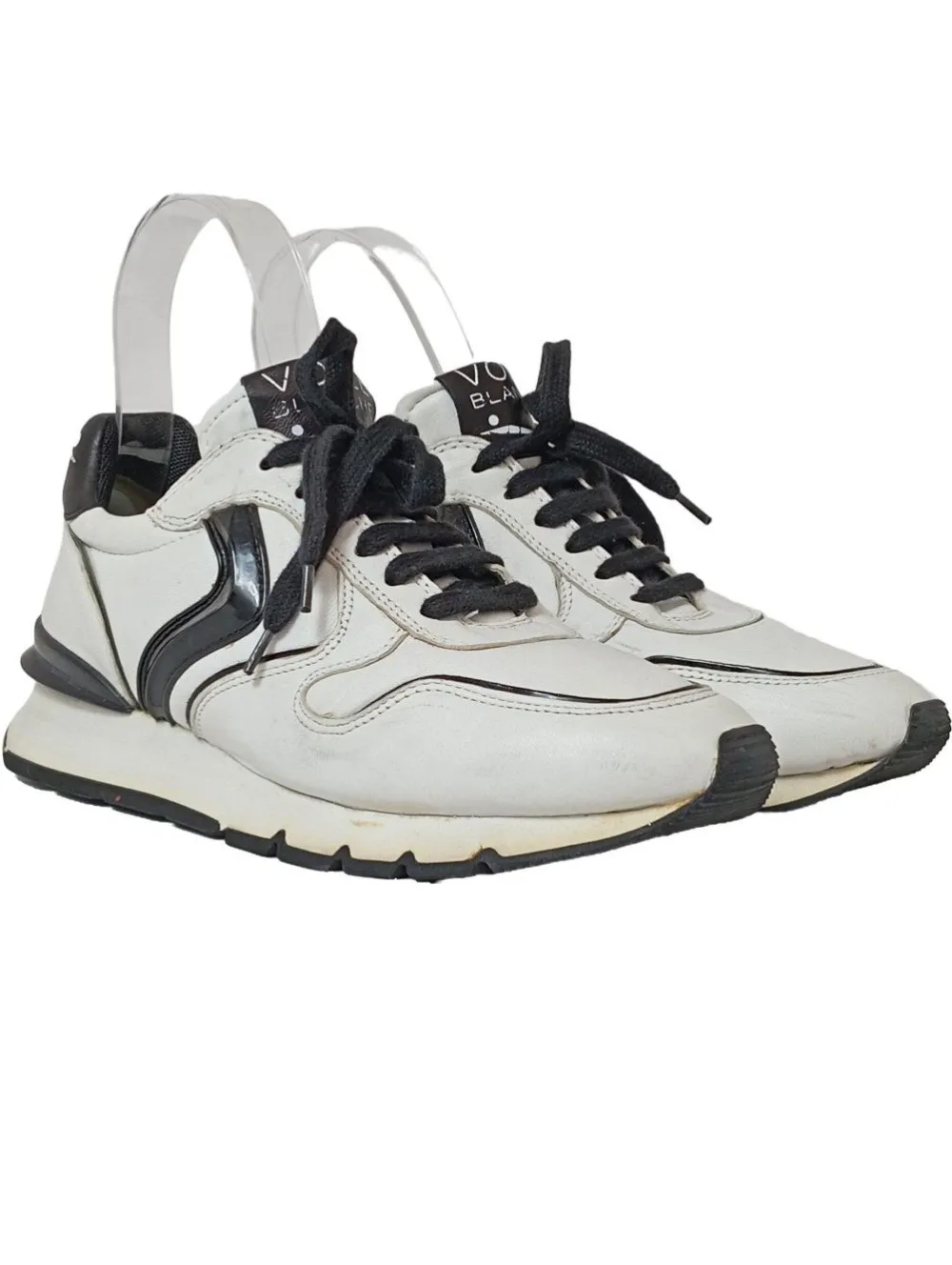 Sneaker>Voile Blanche Schnürsneaker Größe 37 wollweißschwarz