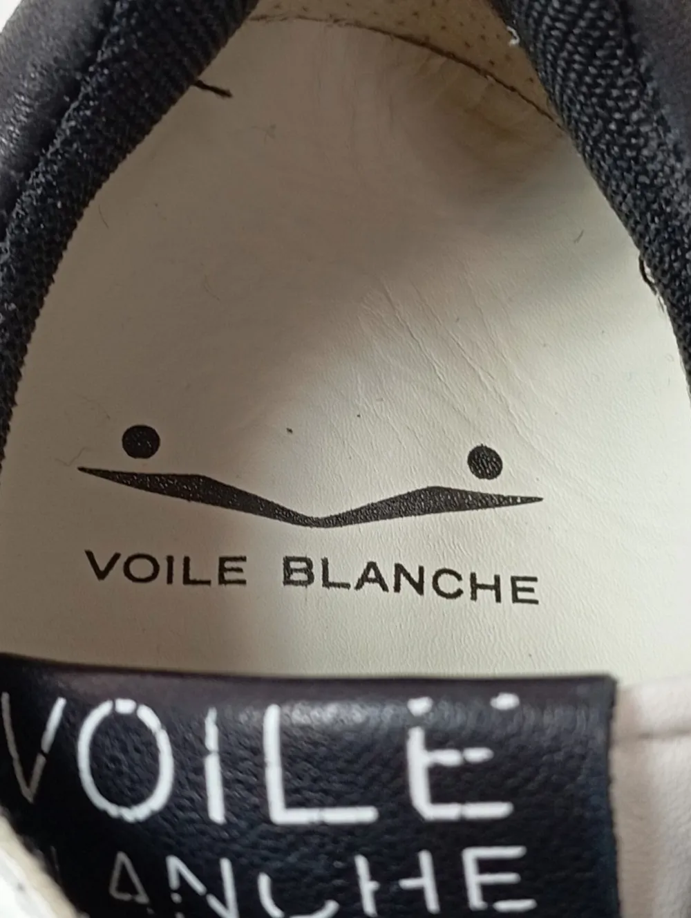 Sneaker>Voile Blanche Schnürsneaker Größe 37 wollweißschwarz