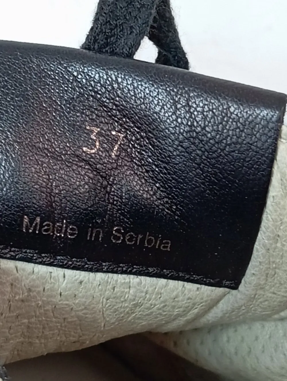 Sneaker>Voile Blanche Schnürsneaker Größe 37 wollweißschwarz