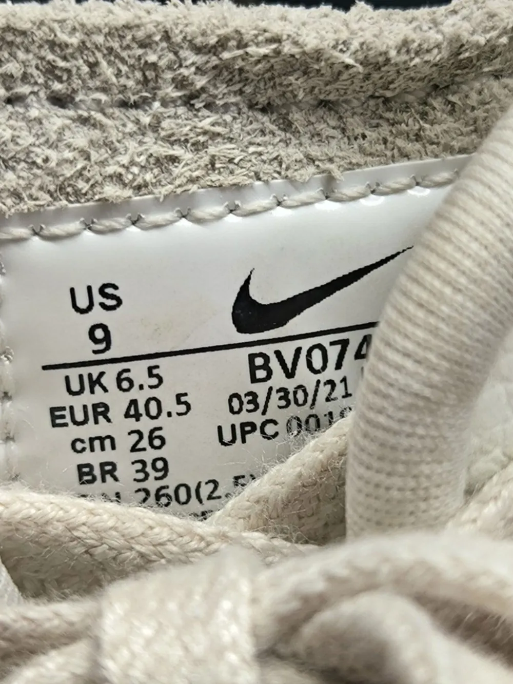 Schnürsneaker Größe 40,5-Nike New