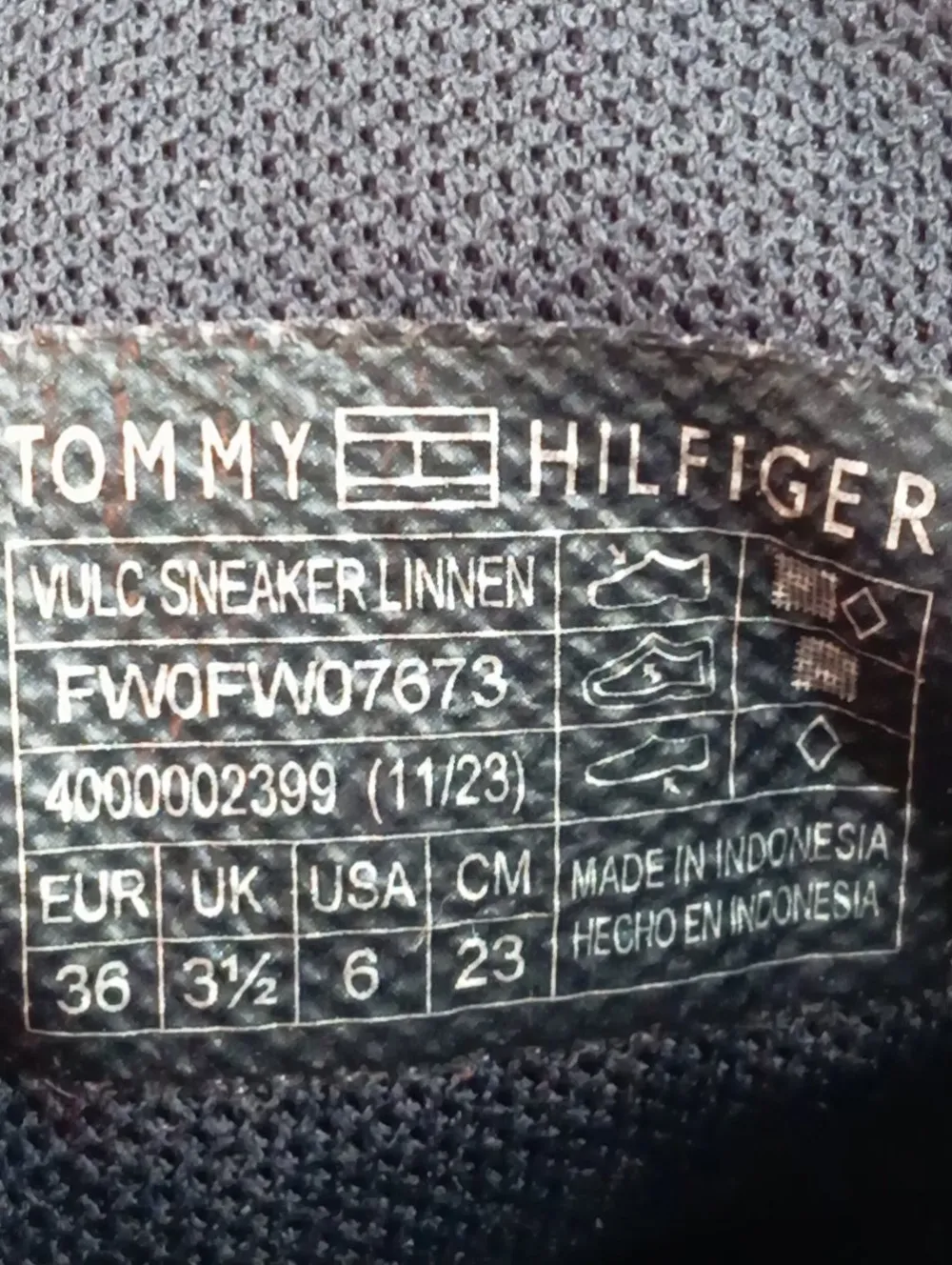 Sneaker>Tommy Hilfiger Schnürsneaker Größe 36 schwarz