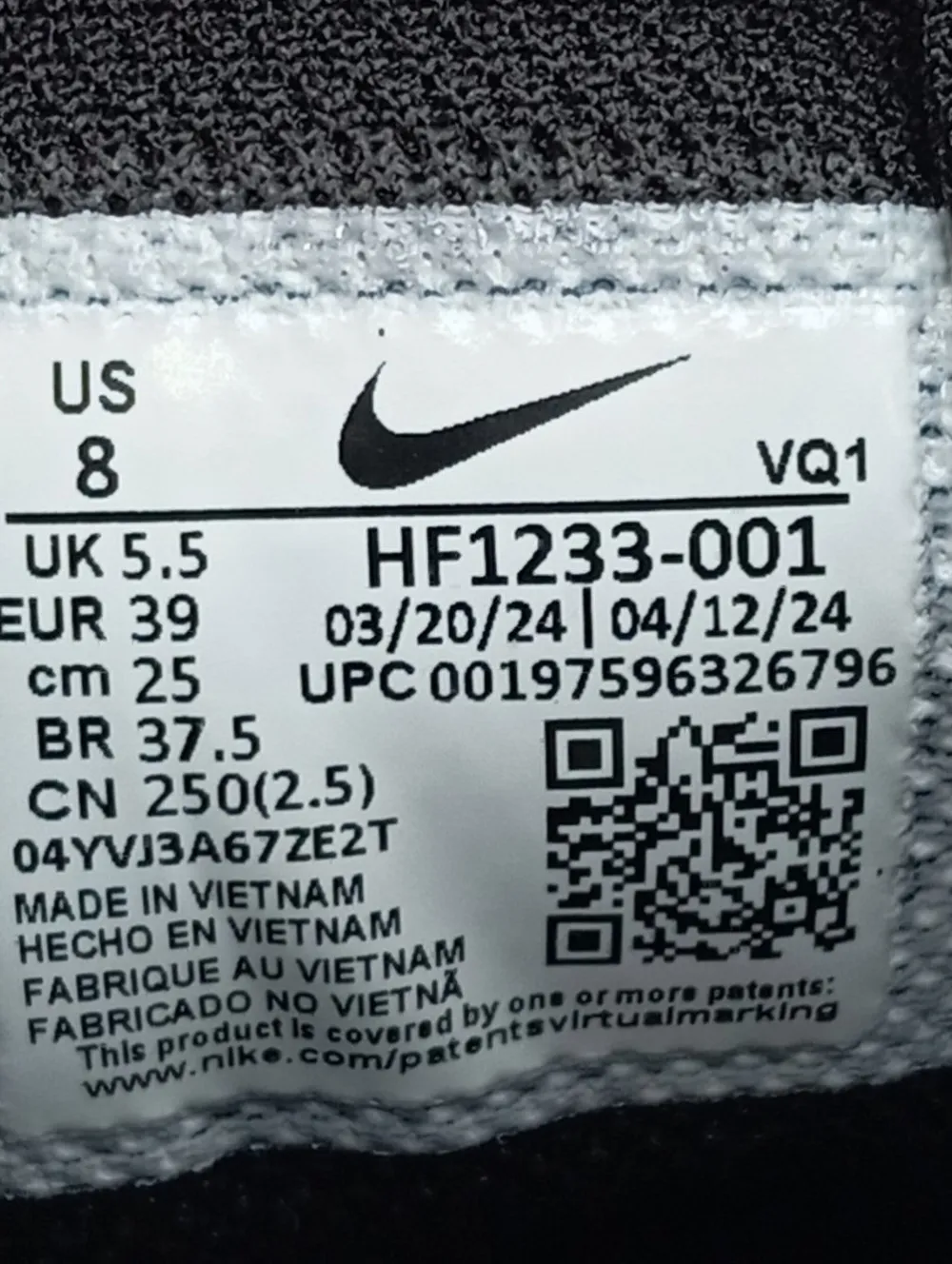 Schnürsneaker Größe 39-Nike New