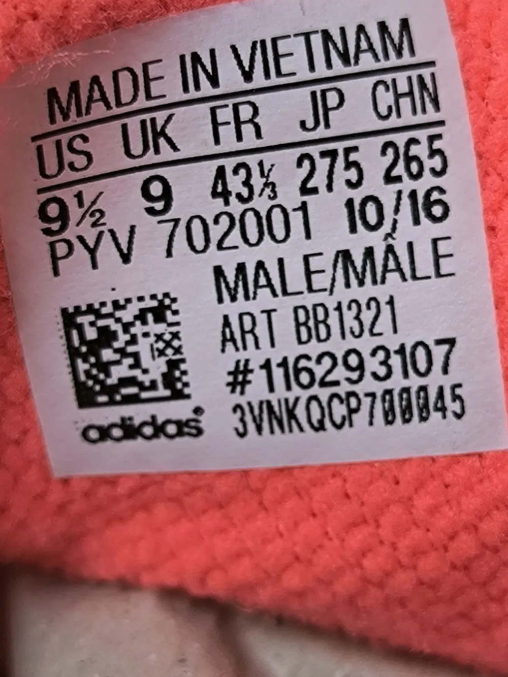 Sneaker>Adidas Schnürsneaker Größe 43 rot