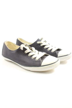 Sneaker>Ralph Lauren Schnürsneaker Größe 37 graublauweiß