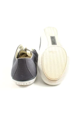 Sneaker>Ralph Lauren Schnürsneaker Größe 37 graublauweiß