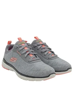 Sneaker>Skechers Schnürsneaker Größe 36 hellgrau