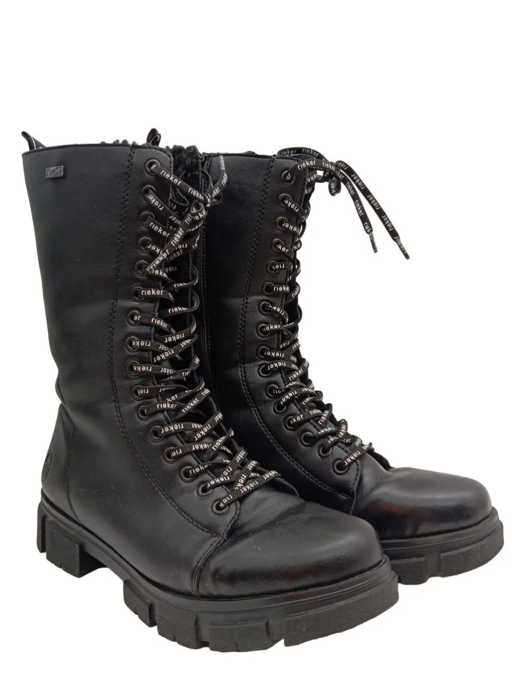 Stiefeletten>Rieker Schnür-Stiefeletten Größe 40 schwarz