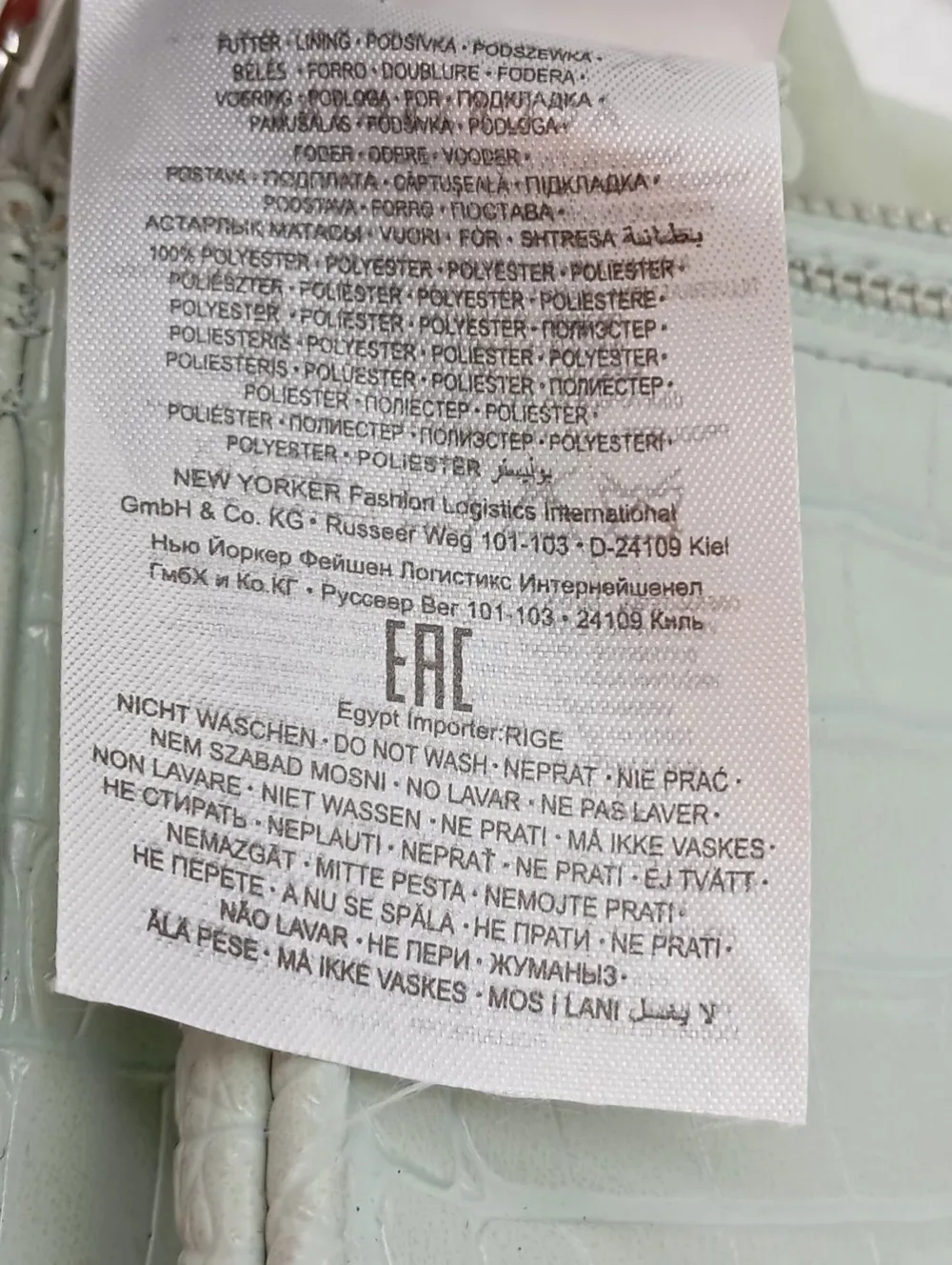 Schultertaschen>New Yorker Schultertasche wollweiß