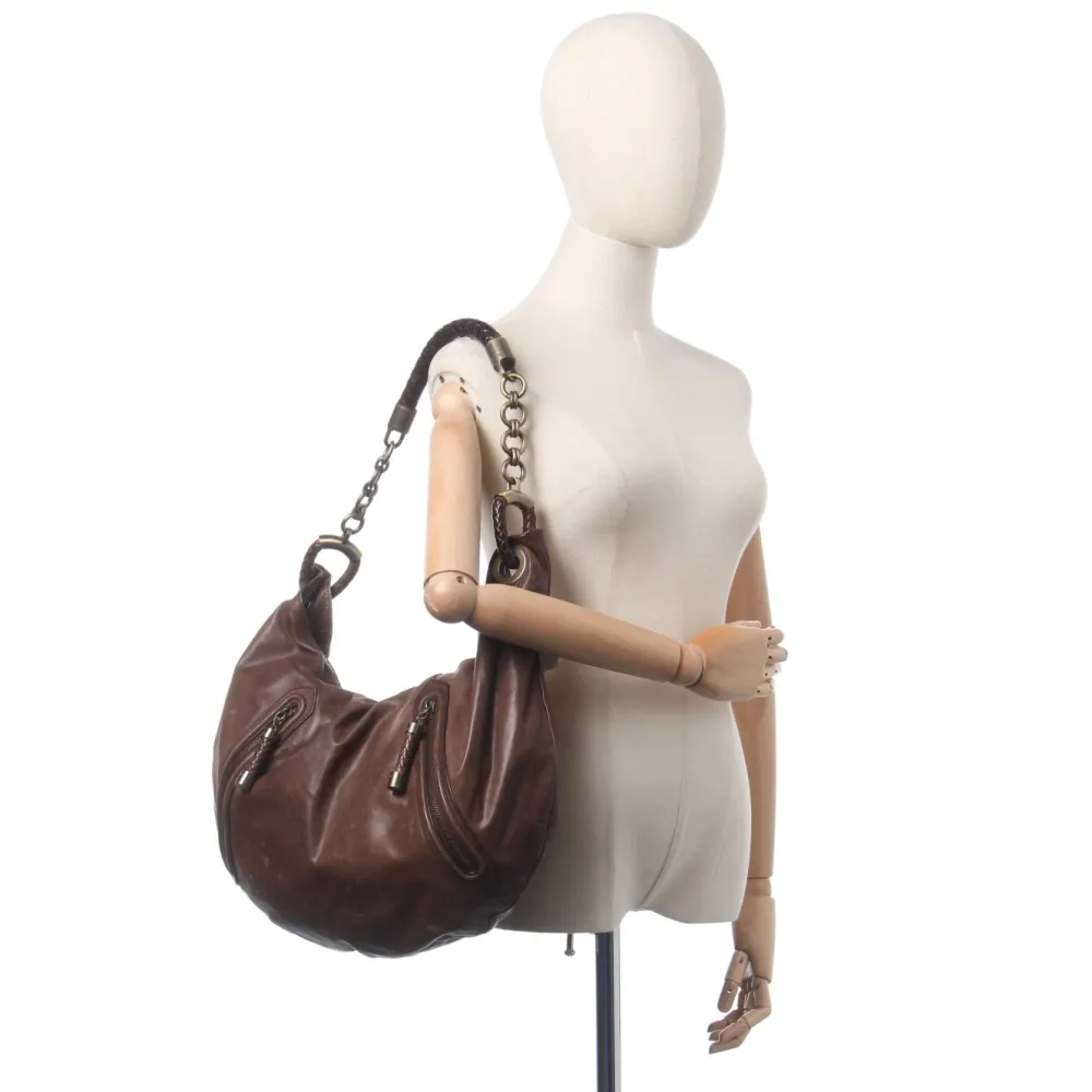 Schultertaschen>Bally Schultertasche braun