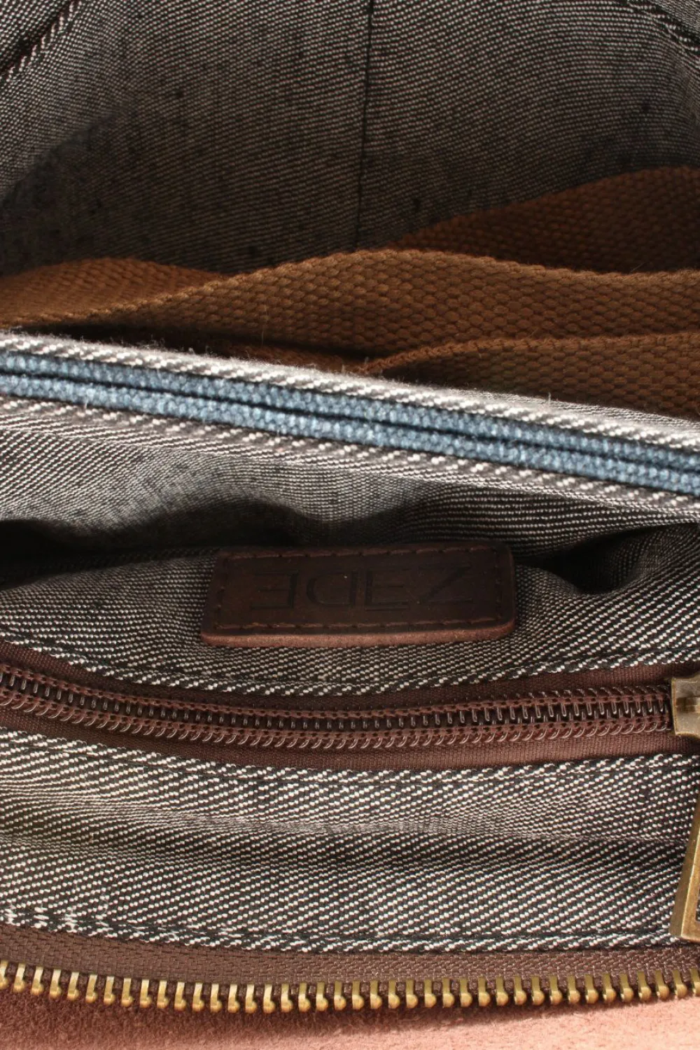 Schultertaschen>Zede Schultertasche blaubraun