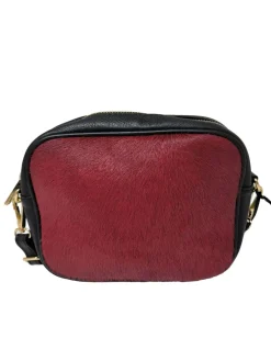 Schultertaschen>Vimoda Schultertasche rotschwarz