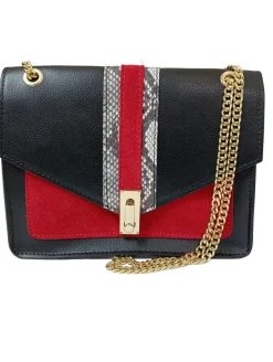 Schultertaschen>Etincelle Couture Schultertasche rotschwarz