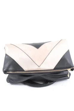 Schultertaschen>Six Schultertasche schwarzwollweiß