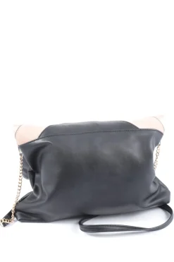 Schultertaschen>Six Schultertasche schwarzwollweiß