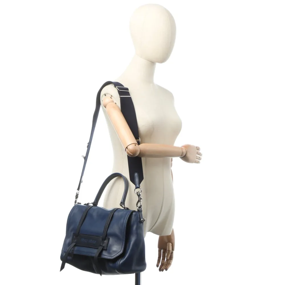 Schultertaschen>Miu Miu Schultertasche blau