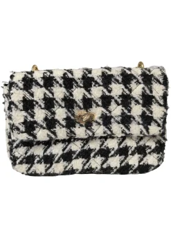 Schultertaschen>Gina Tricot Schultertasche schwarzwollweiß