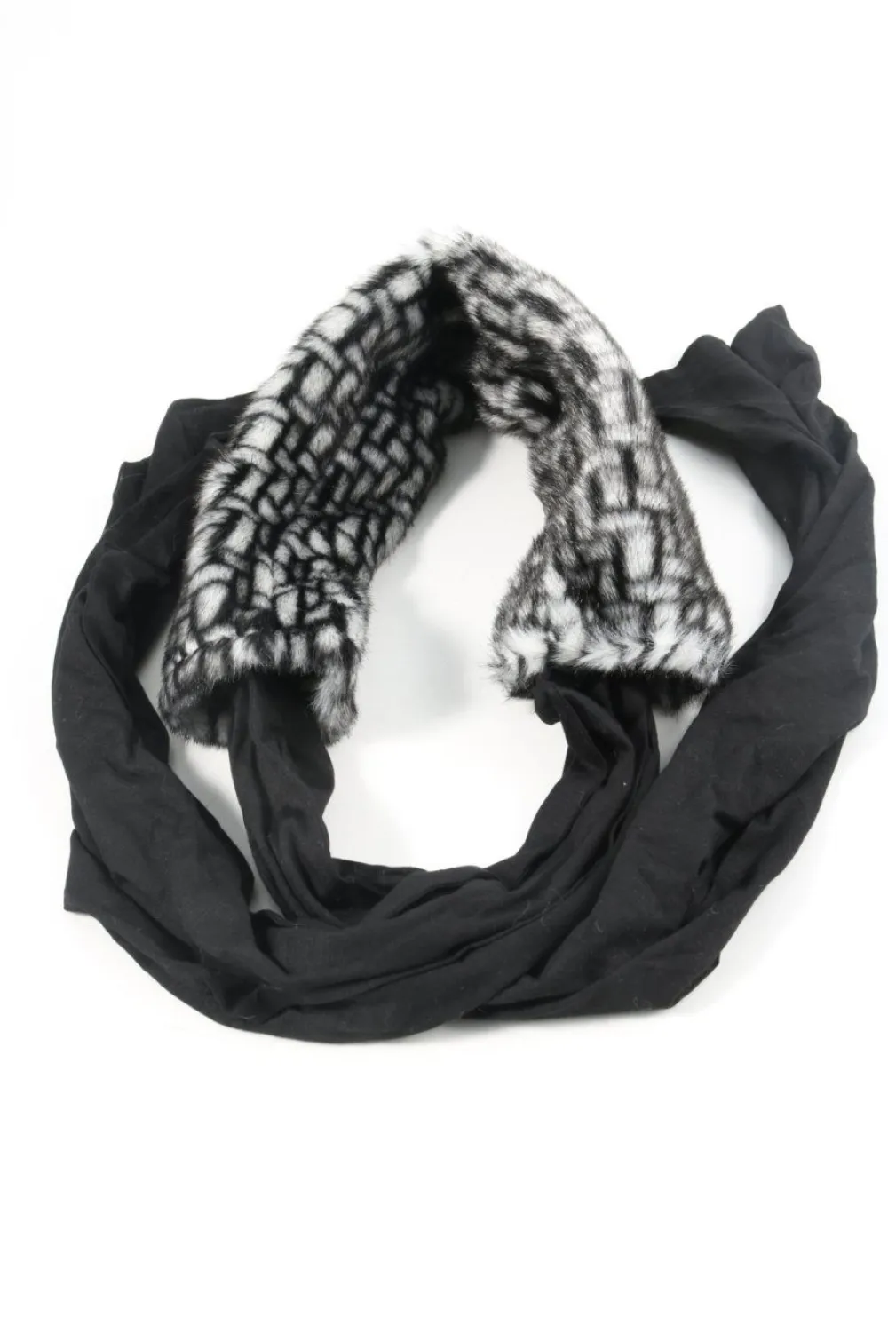 Tücher>Tuzzi Schultertuch schwarzweiß