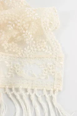 Tücher>Frette Schultertuch creme