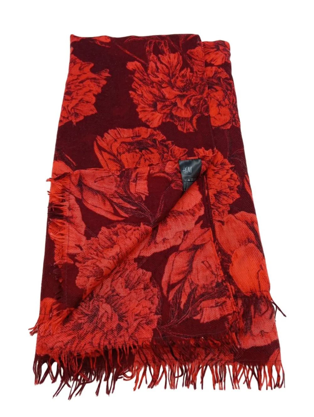 Tücher>H&M Schultertuch rot